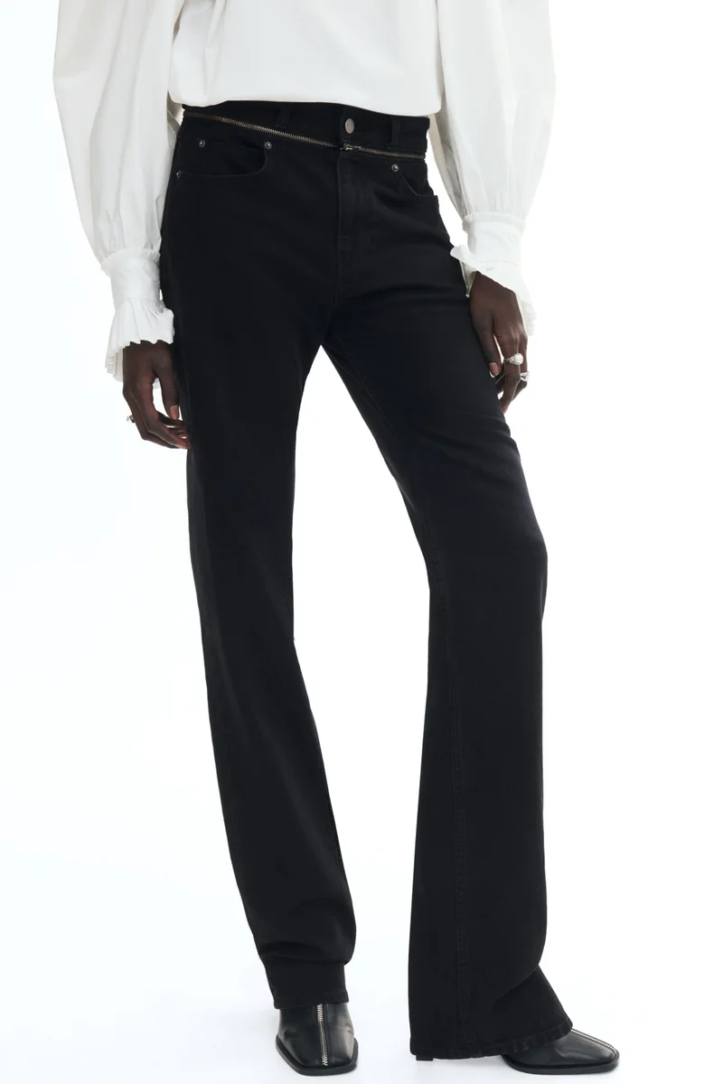 H&M  Slim Straight Regular Waist Jeans for Women | Best Price UAE