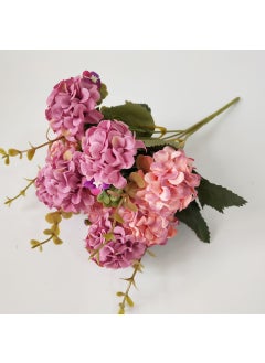 Artificial Hydrangea Bouquet Office Decor Bean paste color 4