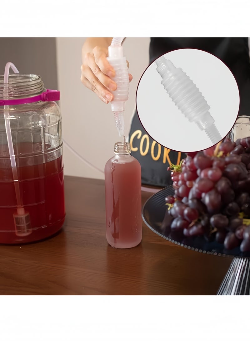 2pcs Liquid Transfer Pump Water Fuel Suction Tube Squeezing Gas Siphon Manual Pumping Petrol Syphon for Light Oils Gas Diesel Petrol Fish Tank - Image 4