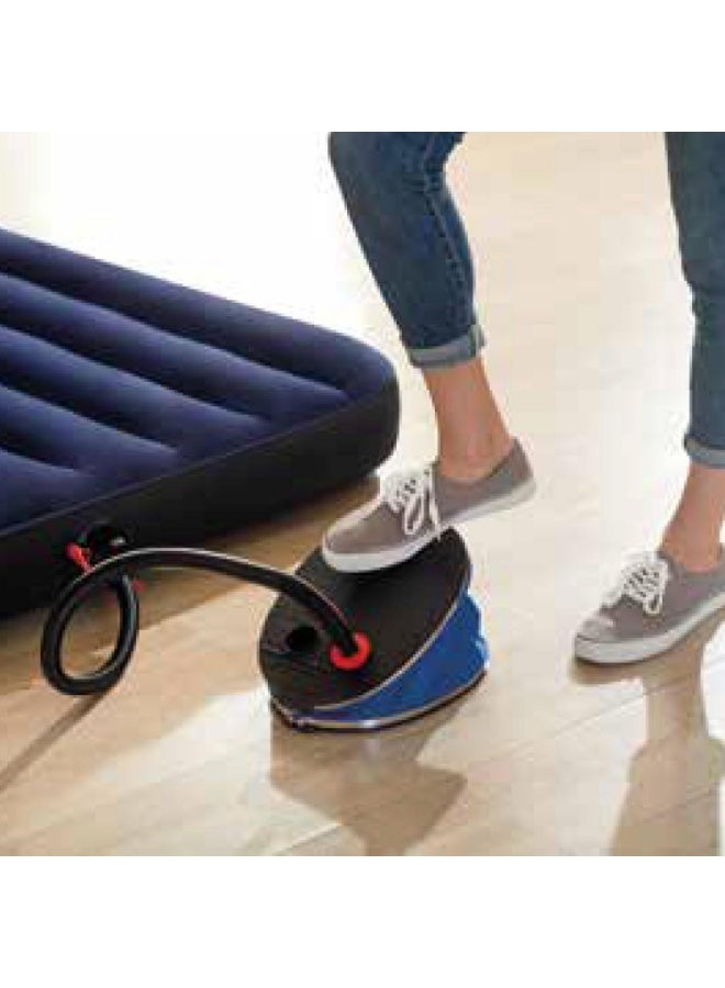 Giant Bellows Foot Pump Blue/Black - Image 3