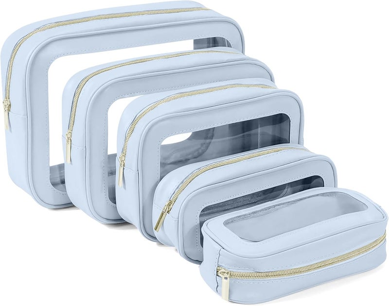 YOPCDJ Diaper Bag Pouches, Blue, 5pcs, Minimalist - Image 1