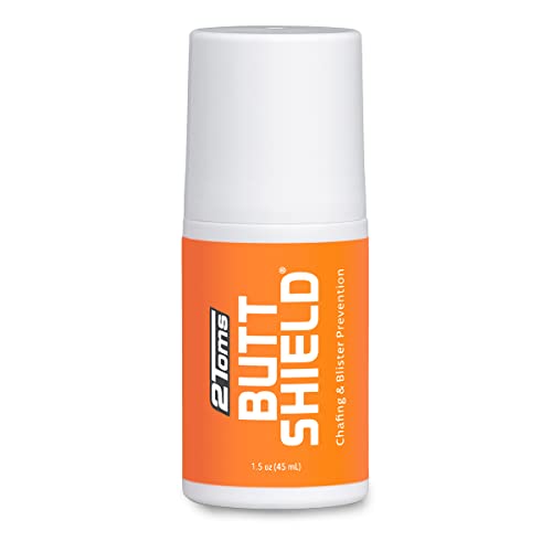 2Toms ButtShield All Day AntiChafe and Blister Prevention Waterproof and Sweatproof Protection from Saddle Sores 15 Ounce Bottle