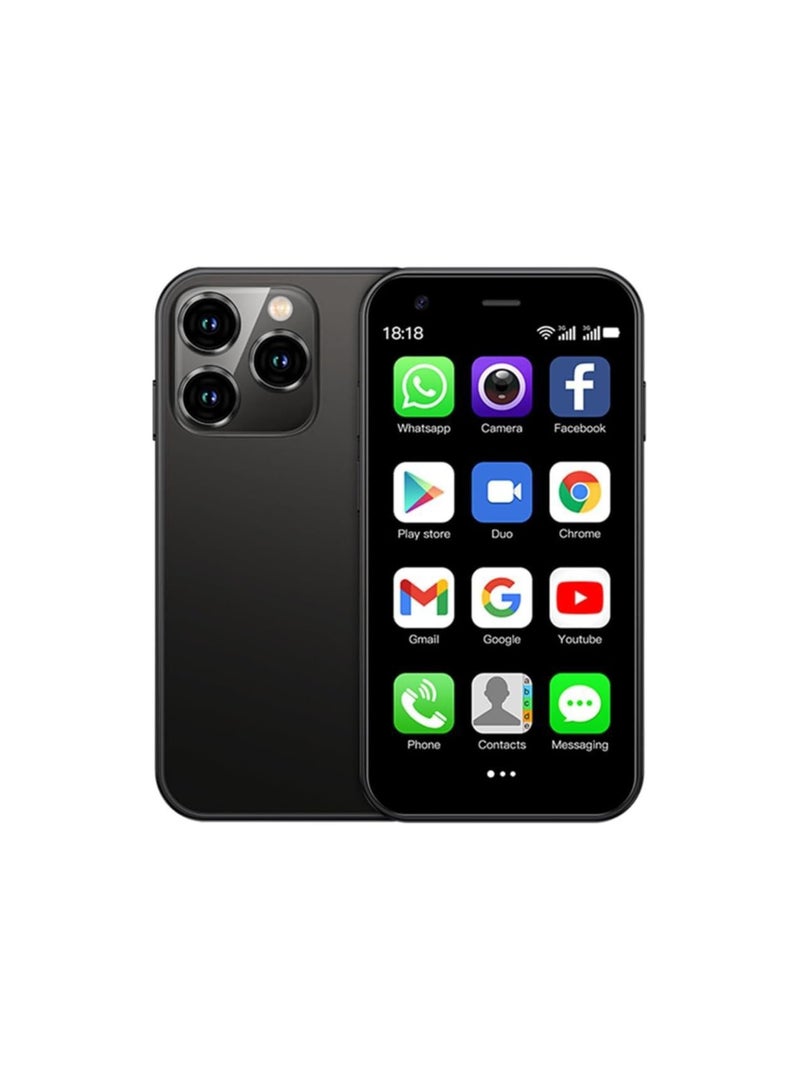SOYES XS14 Pro Super Mini Smart Phone Mobile Android Quad Core Black, Mobile Mini Smartphone Ultra Small Pocket Student Children Men and Women - Image 1