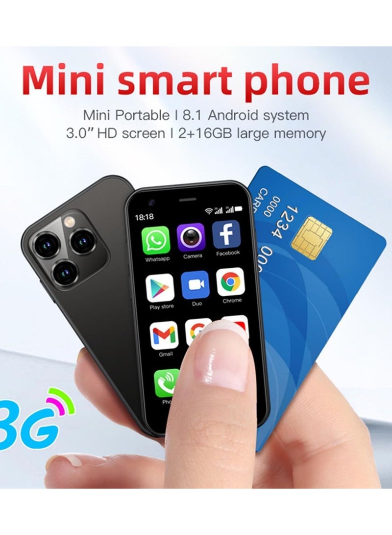 SOYES XS14 Pro Super Mini Smart Phone Mobile Android Quad Core Black, Mobile Mini Smartphone Ultra Small Pocket Student Children Men and Women - Image 2