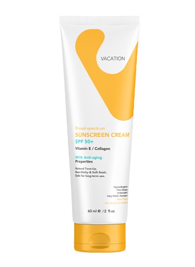 VACATION Broad-spectrum SUNSCREEN CREAM SPF 50+ vitamin E / Collagen 60ml - Image 2