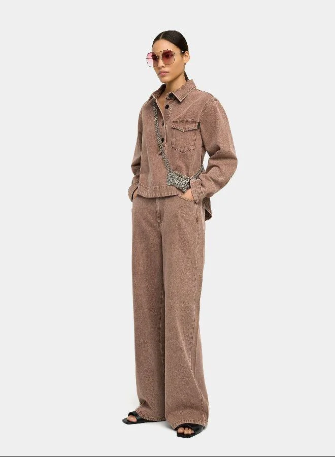 بارفوا قميص جينز مع جيب