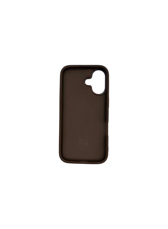 Maxora iPhone 16 Leather Case Magsafe, Brown - Image 2