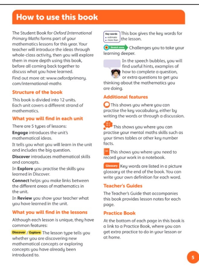 كتاب سلسلة أكسفورد الدولية للمرحلة الابتدائية - الرياضيات، العلوم، الجغرافيا، الحوسبة، التاريخ، الدراسات الاجتماعية - رياضيات المرحلة الابتدائية، المستوى الثاني، كتاب الطلاب - Image 4