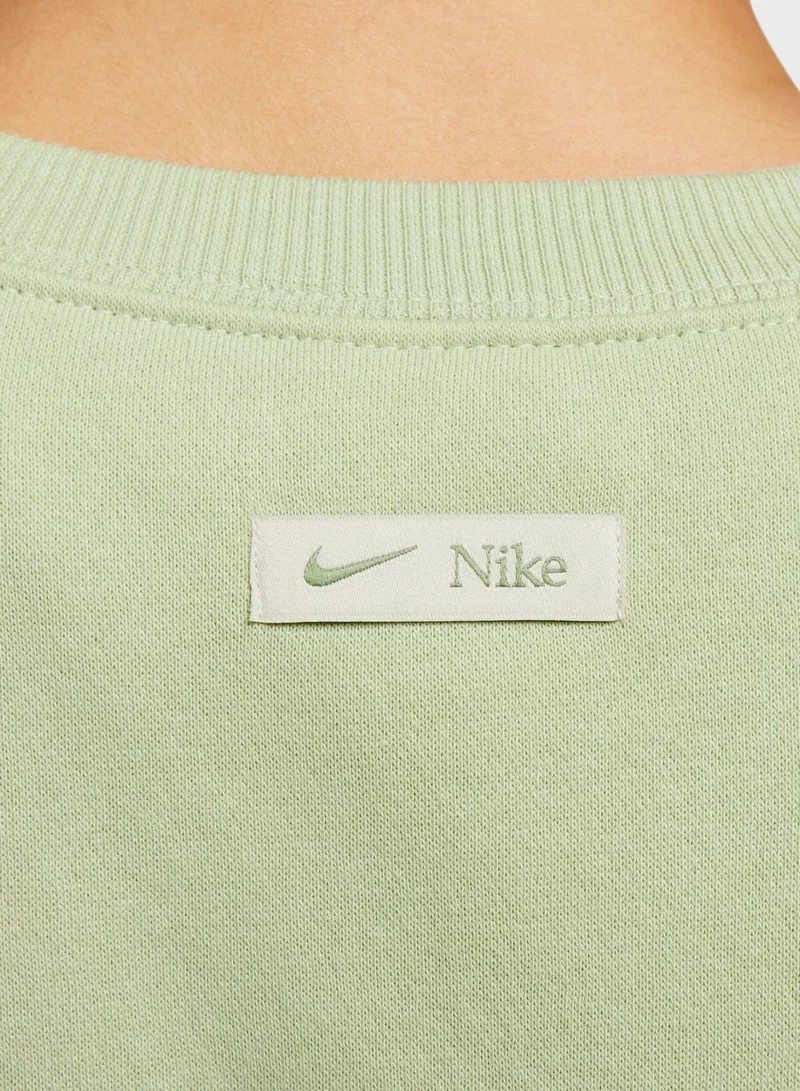 Nike Nsw Phoenix Fleece Oversized Logo Sweatshirt