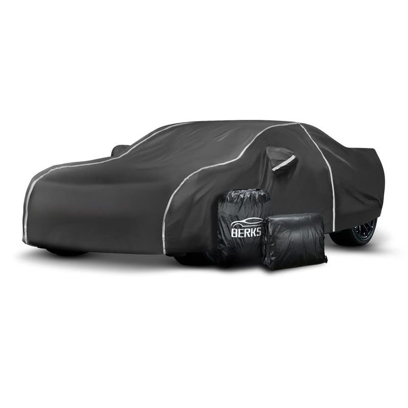 Waterproof Car Cover Compatible for Chevy Camaro 20102024 All Weather 6 Layers Full Car Cover with Storage Bag