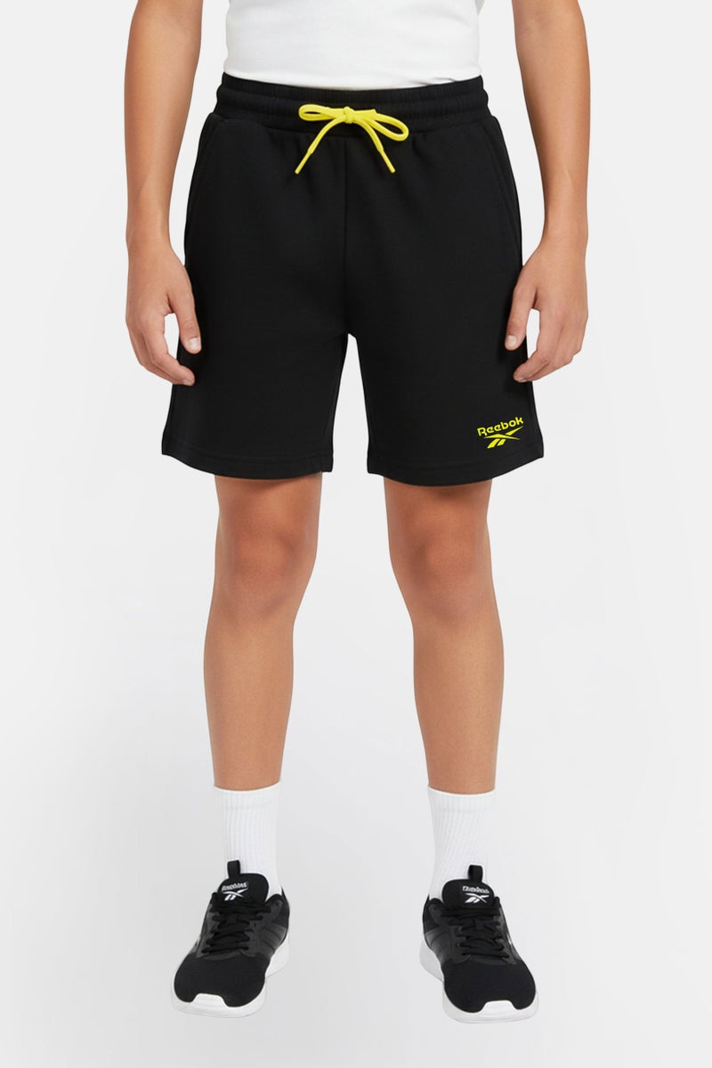 Reebok Kids Boy Sportswear Fit Training Shorts, Black - Image 1