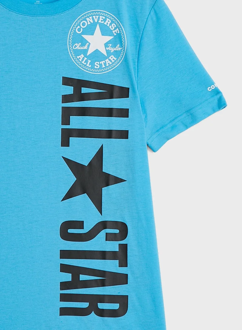 CONVERSE Youth Chuck Taylor All Star Graphic T-Shirt