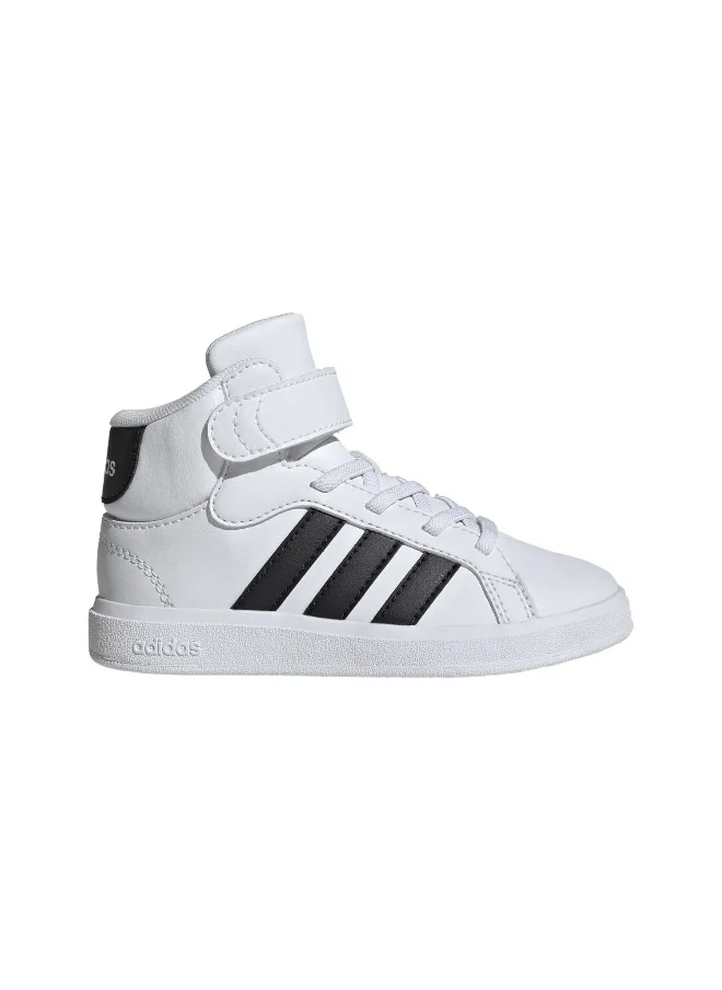 اديداس adidas Grand Court Mid K White Sportwear Shoes 10K