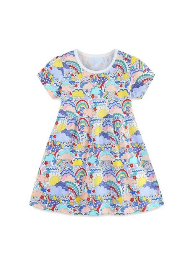 YUNIQEE Printed Cotton Dress