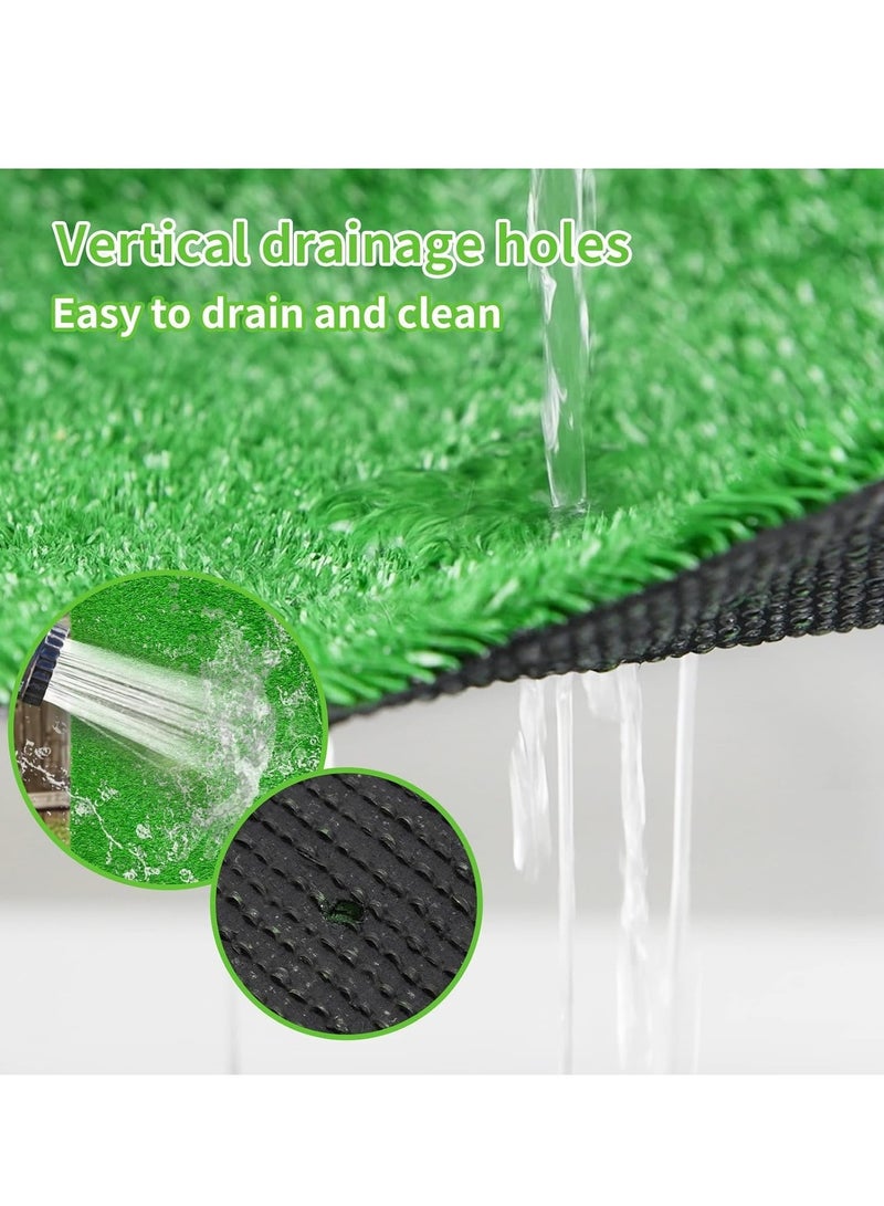 FFD 2x1 Meter Artificial Grass Carpet Mat – Perfect for Home and Outdoor Spaces, Garden Decoration, Lawns, and Balconies - Image 4