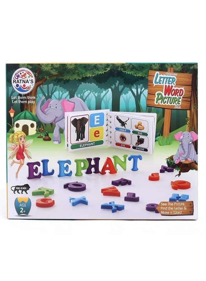 RATNA'S Ratnas Educational Letter Word Picture Junior for Kids to See The Picture, Find The Letter & Make a Word - Image 1