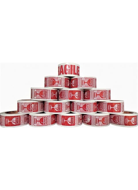 Deniz Tape Beware Fragile Fragile Printed Duct Tape 45MM x 100 Meters 3 Pieces