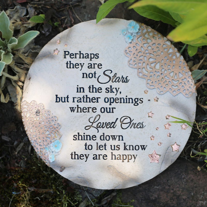 Pavilion Gift Company - Stars in The Sky - Garden Stone Bereavement Grief Loss Memorial Remembrance Loved Ones Home Garden Decor Keepsake - Image 4