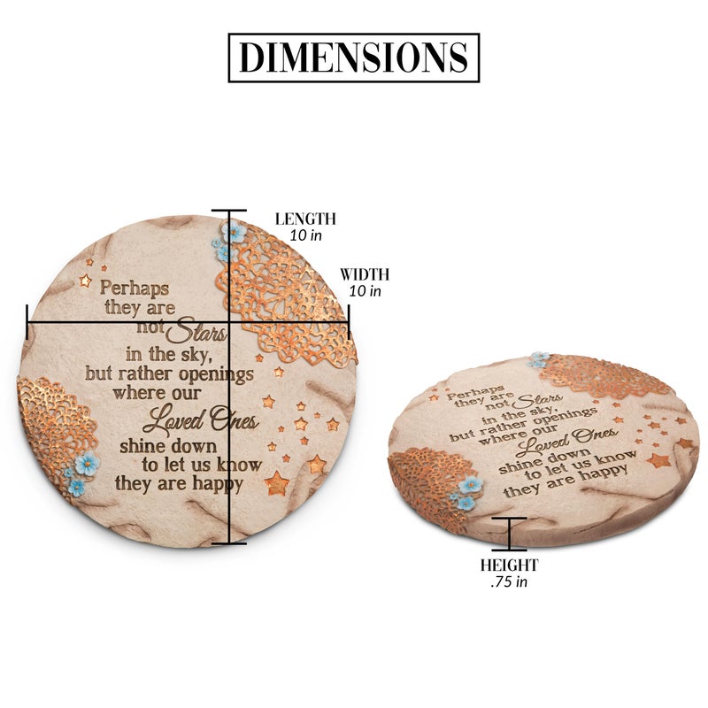 Pavilion Gift Company - Stars in The Sky - Garden Stone Bereavement Grief Loss Memorial Remembrance Loved Ones Home Garden Decor Keepsake - Image 2