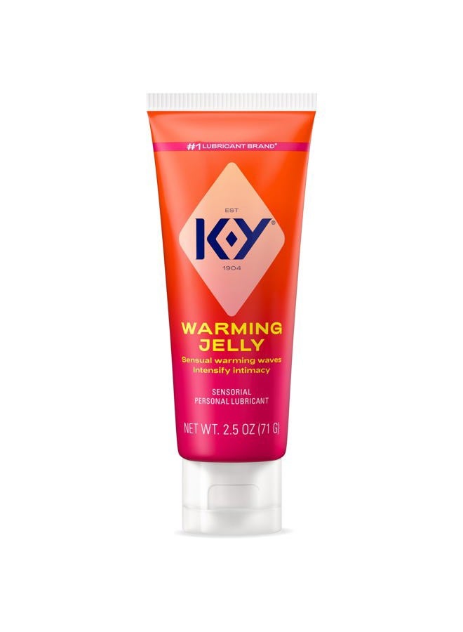 K-Y جيل دافئ مزلق شخصي (2.5 أونصة) ، مزلق دافئ غير دهني متميز للنساء والرجال والأزواج - Image 1
