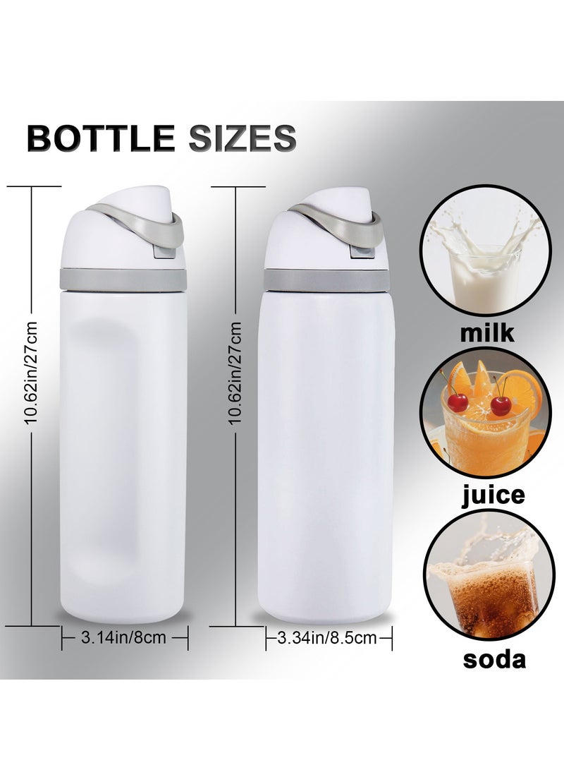 GIFUBOWA Insulated Stainless Steel Water Bottle with Straw BPA-Free Sports Water Bottle Great for Travel 750ml - Image 3