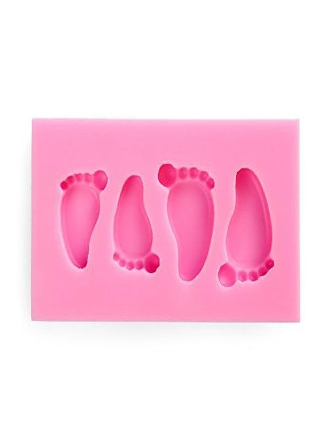 SMELLO - Fondant Mold - Cute Baby Foot Shape for Handmade Decorating for Chocolate Making - Image 1