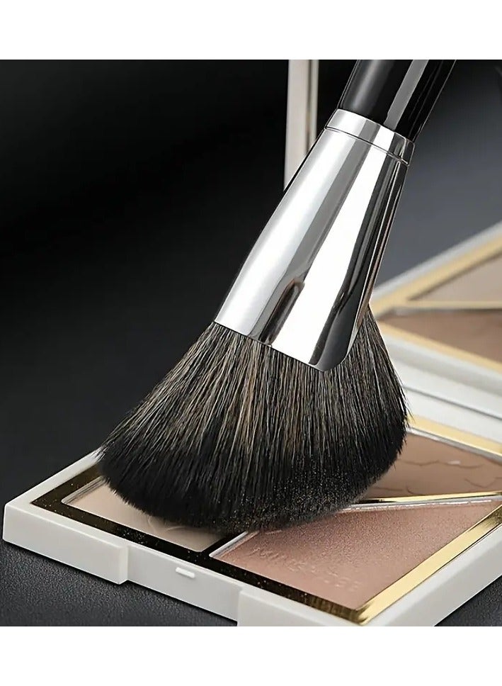 ORiTi Face Contour Makeup Brushes Fan Shaped Professional Powder Blush Highlighter Bronzer V Face Silhouette Cosmetic Brush Tool - Image 5