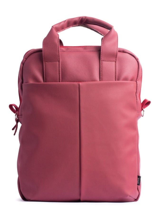 ايه ار سابلاي Ar Hybrid Bag من Arij Bags | شنطة متعددة الاستخدام للجنسين بخامة مقاومة للمياه، 3 طرق للحمل، جيب لابتوب وتابلت، مساحة واسعة للاستخدام اليومي والسفر (40 × 30 × 10 سم) (بورجندي) - Image 1