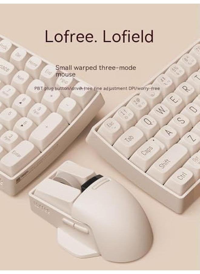 Lofree 2.4G Wireless Mouse Oled Display Screen Three Mode Reсһаrɡеable Gaming Mouse Pc Gamer Mouse Office Laptop Accessories B