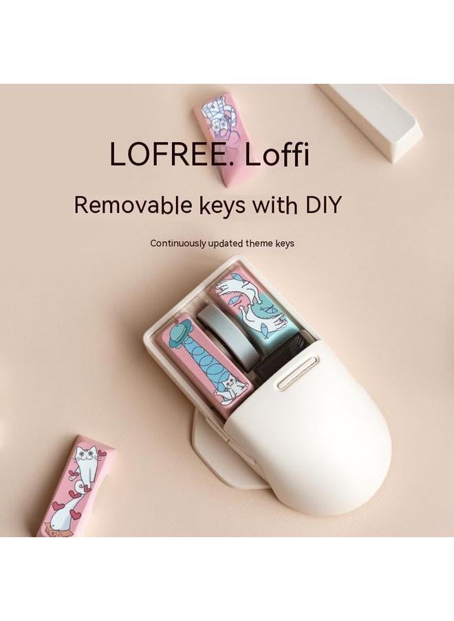 Lofree 2.4G Wireless Mouse Oled Display Screen Three Mode Reсһаrɡеable Gaming Mouse Pc Gamer Mouse Office Laptop Accessories B