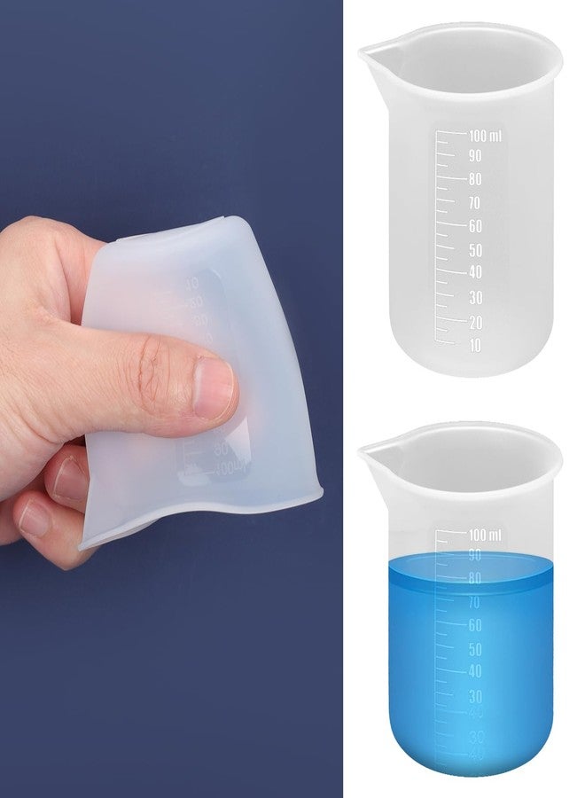 PEUTIER 2pcs Laundry Measuring Cup, 100ml Silicone Liquid Measuring Cups Reusable Laundry Detergent Measuring Dispenser Cup for Liquid Detergent Home Dormitory, No More Mess or Leaks - Image 4