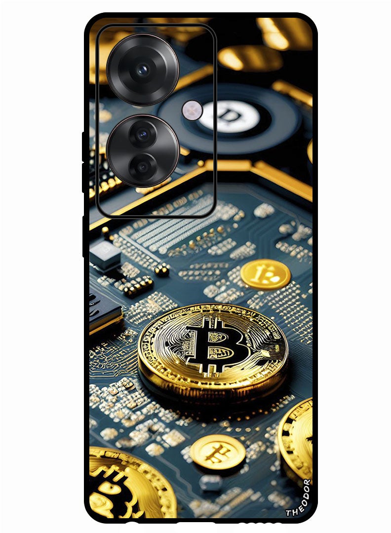 Theodor Protective Case Anti Scratch Shock Proof Bumper Cover For Oppo Reno 11F Bitcoin 1 - Image 1