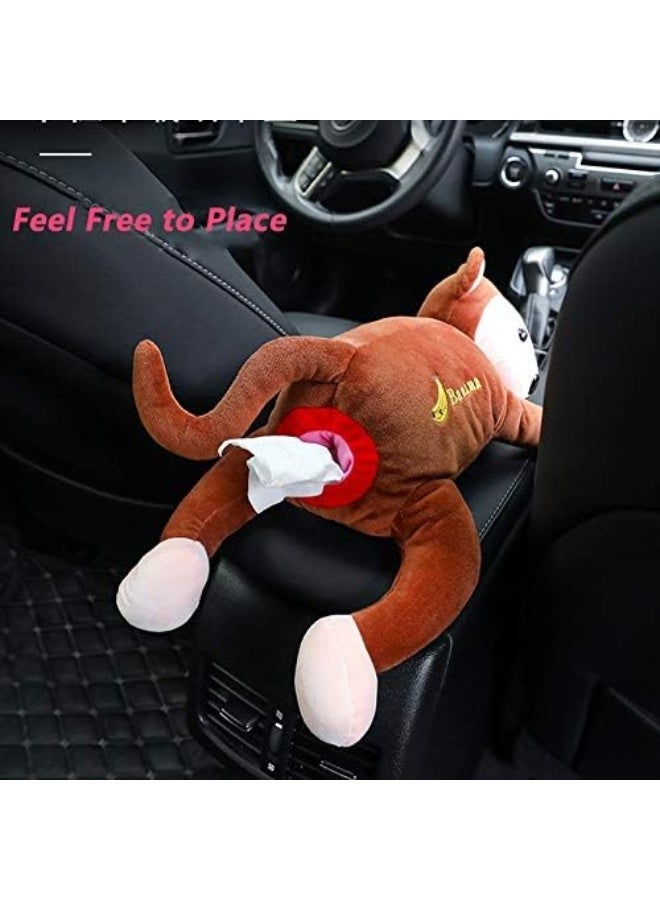 Generic Portable Monkey Tissue Box Home Office Auto Automobile Car Tissue Box Cover Napkin Paper Holders Cases Car Organization  - Image 5