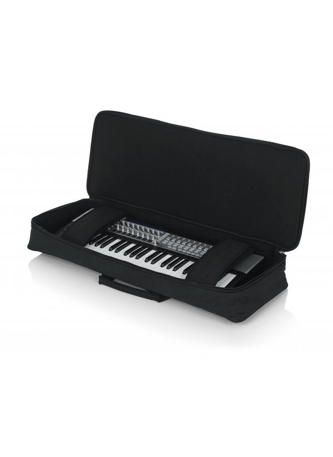 Gator - Gator Cases Padded Keyboard Gig Bag, Fits 49 Note Keyboards (GKB-49), Black - Image 1