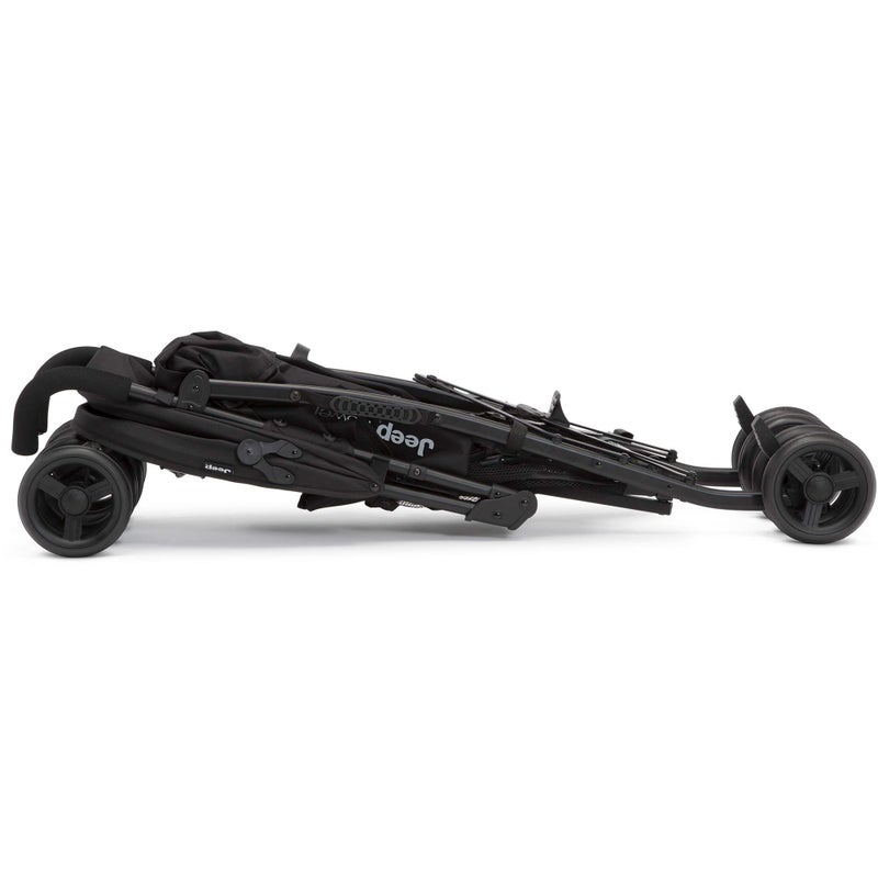 Delta CHILDREN Jeep PowerGlyde Plus Stroller by Delta Children Lightweight Travel Stroller with Smoothest Ride, Aluminum Frame, 4-Position Recline, Extra Large Storage Basket, Black - Image 5