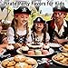 Halatool 72 Pcs Halloween Pirate Party Set for Kids 24 Pirates Hats with 24 Eye Patches and 24 Mustaches Pirate Costume Accessories Bulk for Halloween Masquerade Cosplay Party Favors Decor - Image 4