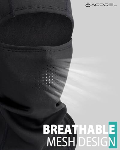 AOPREL Balaclava Ski Mask for Men Winter Face Mask Breathable & Thermal Winter Balaclava Women for Cold Weather Outdoor - Image 2