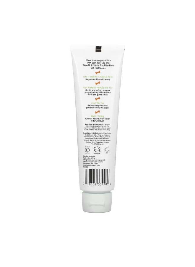 DESERT ESSENCE - Kids Toothpaste Gel Tutti Frutti 4.7 oz 133 g - Image 1