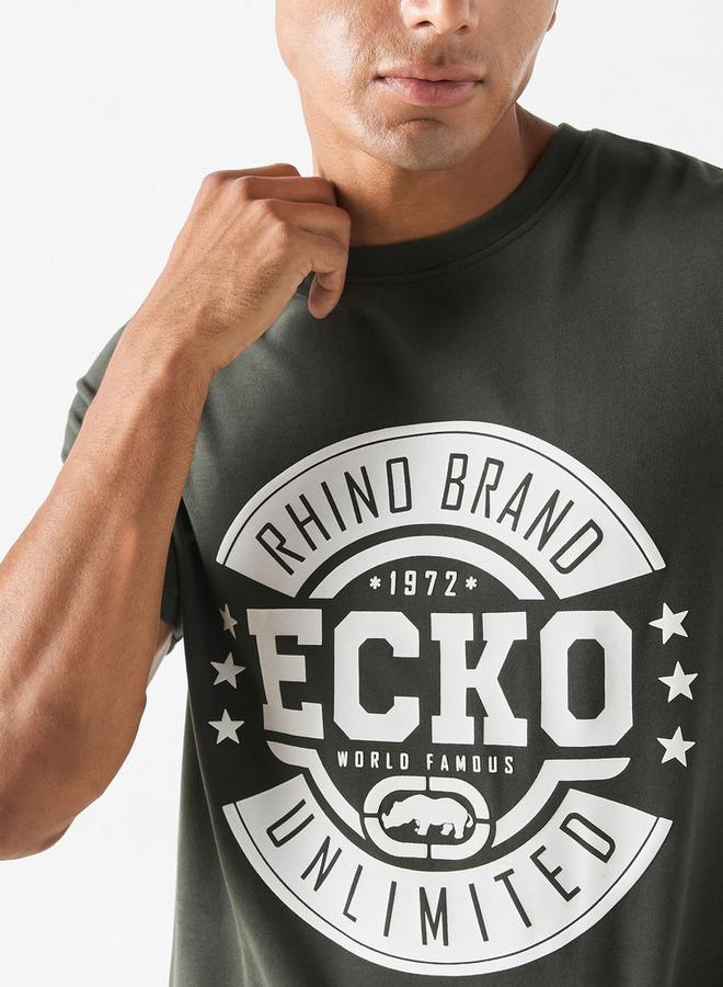 Ecko Unltd. Ecko Unltd Logo Print T-shirt Crew Neck - Image 4