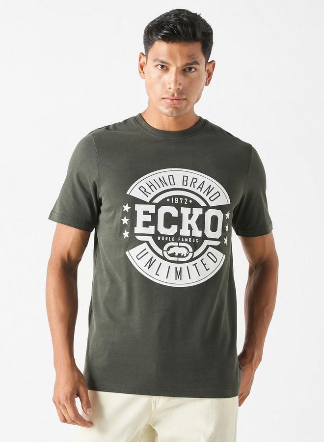 Ecko Unltd. Ecko Unltd Logo Print T-shirt Crew Neck - Image 1