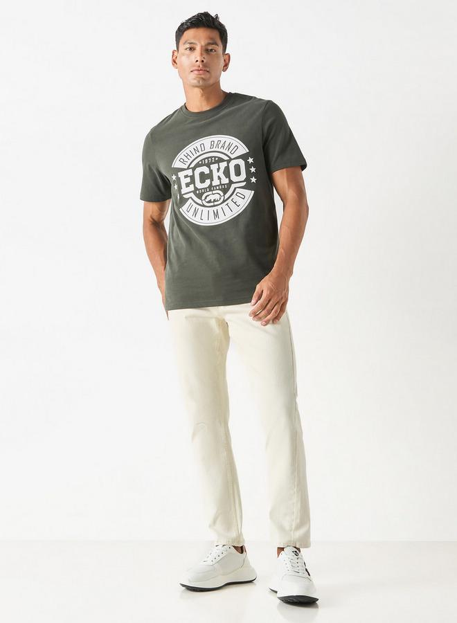 Ecko Unltd. Ecko Unltd Logo Print T-shirt Crew Neck - Image 2