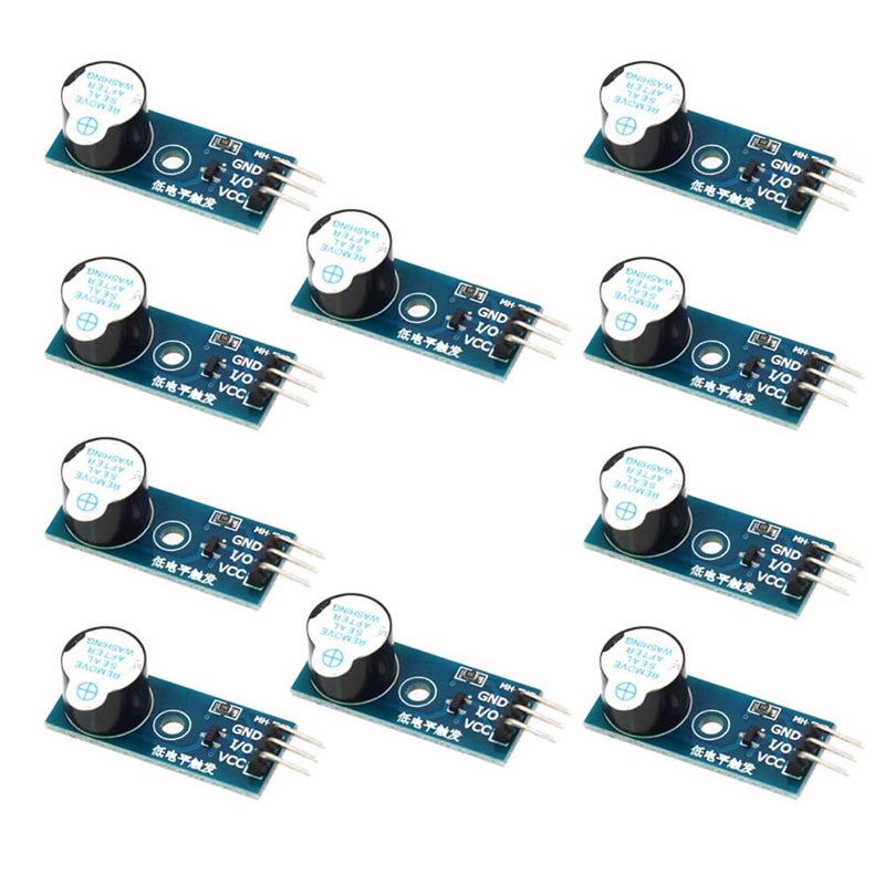 Senzooe 10 قطع وحدة الجرس النشط بمشغل مستوى منخفض 3.3V-5V - Image 1