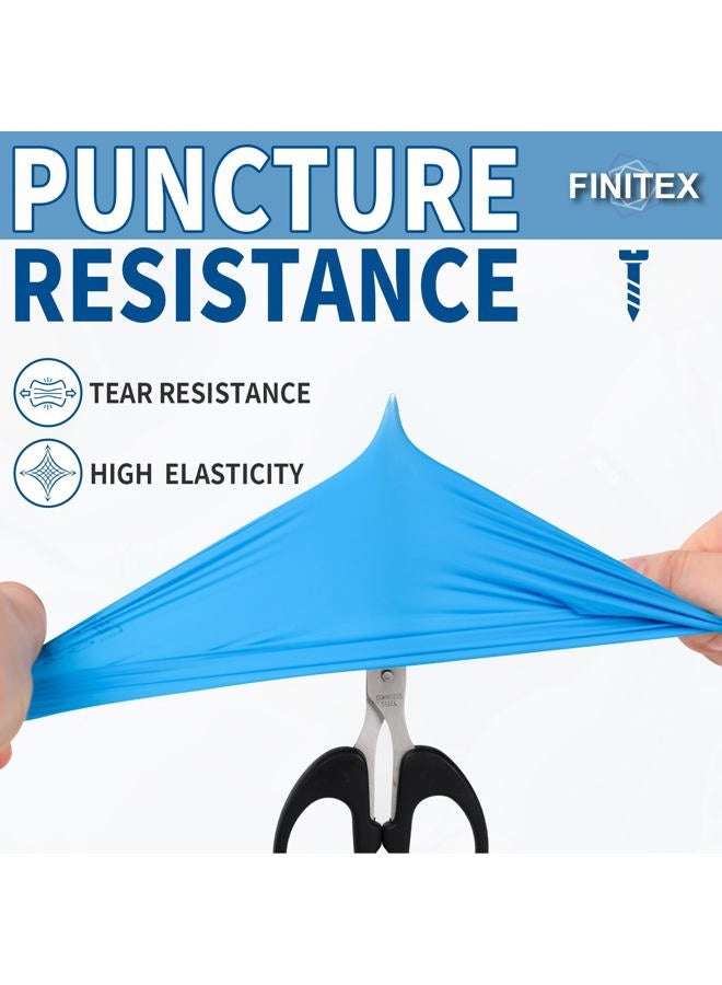 FINITEX Blue Disposable Nitrile Gloves, 3.5g/3.2mil, Rubber Powder-Free Latex-Free, Exam Gloves, Medical Gloves, LARGE, 200 PCS/BOX - Image 4