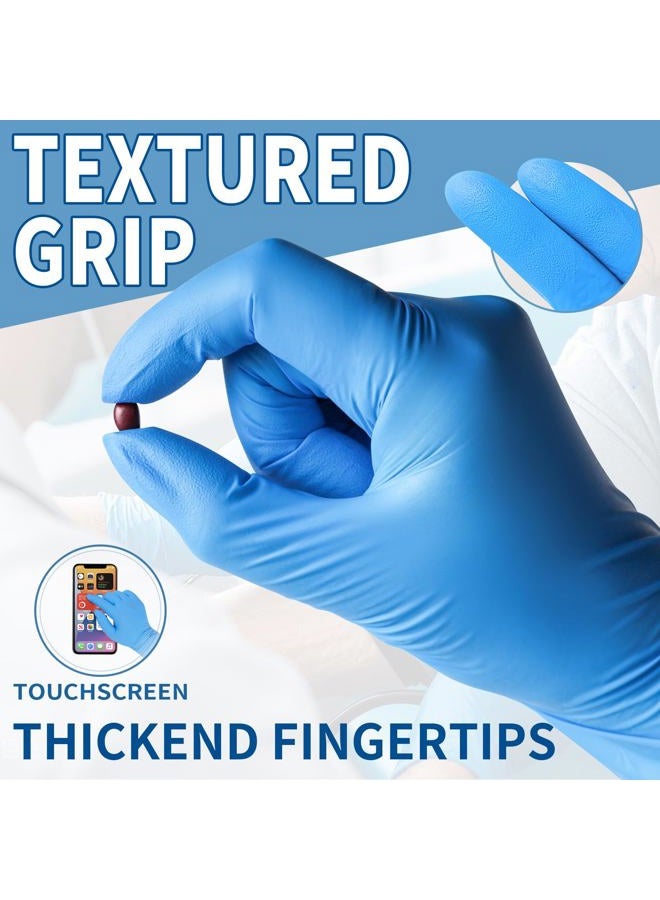 FINITEX Blue Disposable Nitrile Gloves, 3.5g/3.2mil, Rubber Powder-Free Latex-Free, Exam Gloves, Medical Gloves, LARGE, 200 PCS/BOX - Image 5