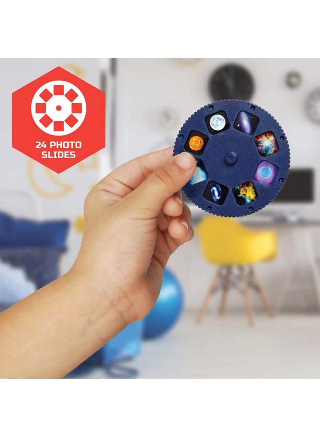 Discovery Kids Discovery Mindblown 2 In 1 Reversible Planetarium Space Projector 24 Images 360 Degree Rotation Moving Stars And Stationary Modes Displays Planets Nebula Stars Constellations Kids Astronomy Toy - Image 4