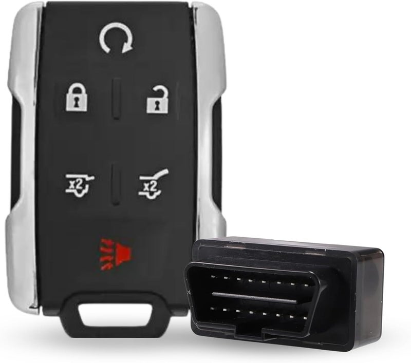 Smart Key Solution 6 Buttons DIY Keyless Entry Remote Fob for Chevy Tahoe, Suburban, GMC Yukon (2014-2020) - Image 1