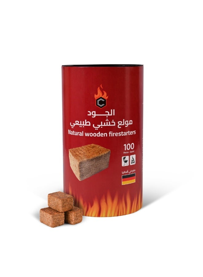 aljood 100-piece natural wooden fire starters - Image 2