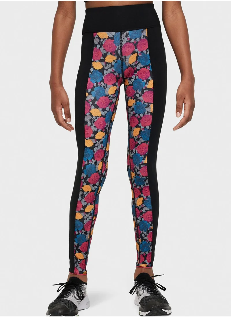 Nike Youth  Df One Luxe Aop Leggings