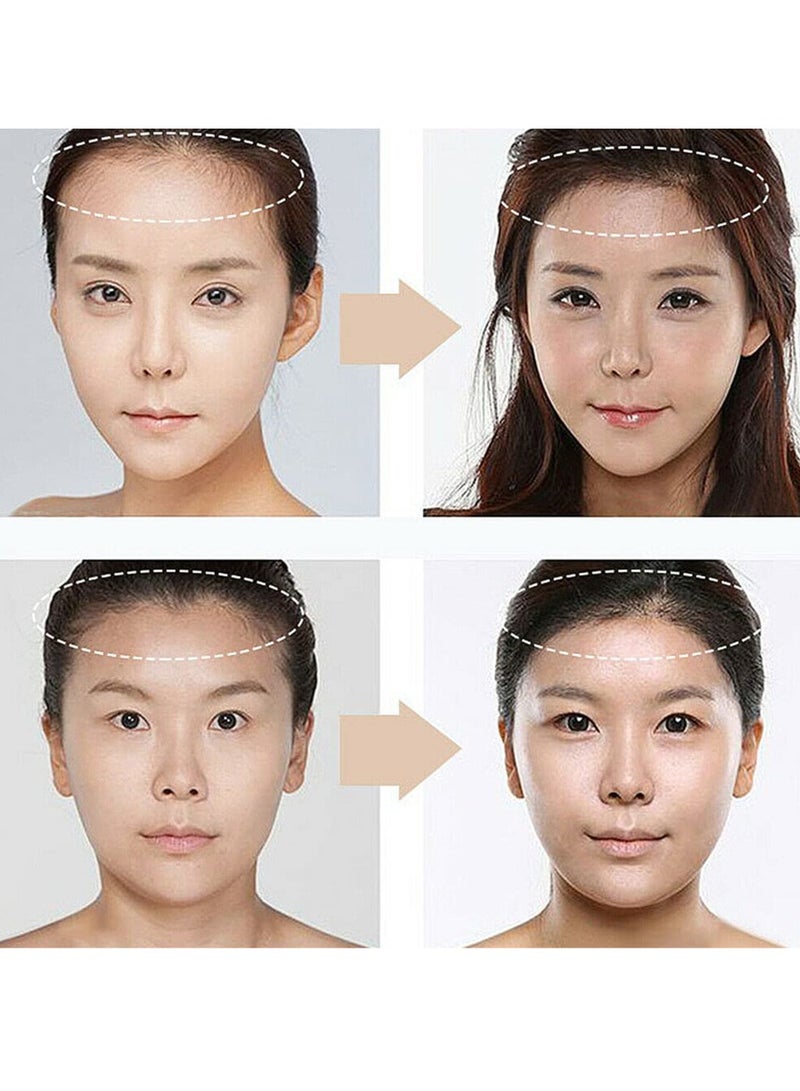 Sevich 1pc Hairline Powder, Waterproof Hair Fiber Instant Hair Shadow, Portable Quick Magical Hair Fluffy Powder, Hair Color Dye Forehead Hair Line Filling Powder for Bald Spot Cover Up, (Red Brown I) - Image 4