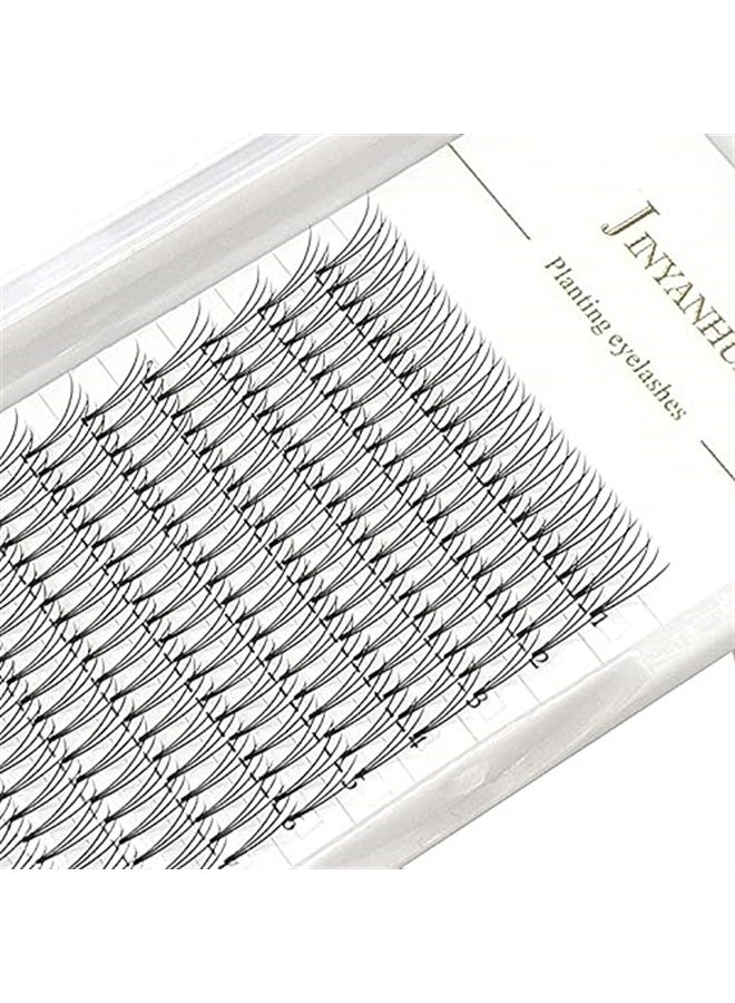 Adiya Soft Natural Premade Volume 2D Fans Eyelash Extension 0.10 Thickness 8-14mm Handmade Premade Cluster Volume Fans Faux Mink Lashes 3d (12mm, 3D-0.10-C) - Image 1